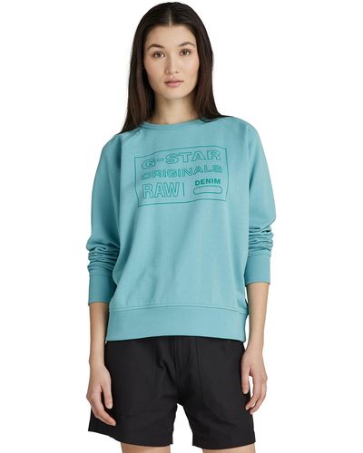 G-Star RAW Raglan Originals sw Sweater - Blau