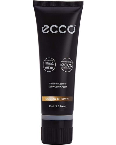 Ecco Smooth Leather Cream Shoe Treatments & Polishes - Black