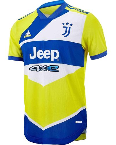 adidas Juventus Turin Authentic Third Jersey 21/22 - Yellow