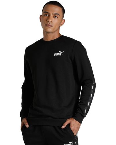 PUMA Sweat Essentials+ Tape Crew Black XS - Noir