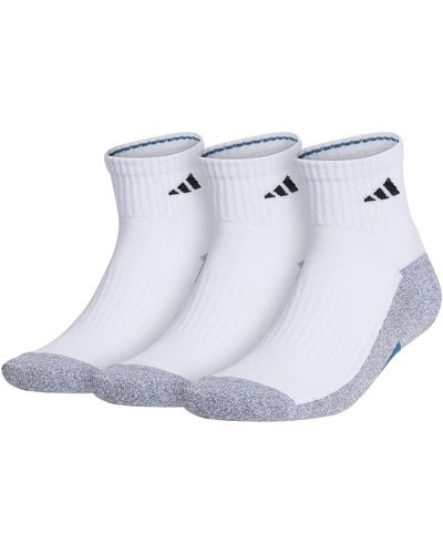 adidas Cushioned Quarter Socks - Metallic