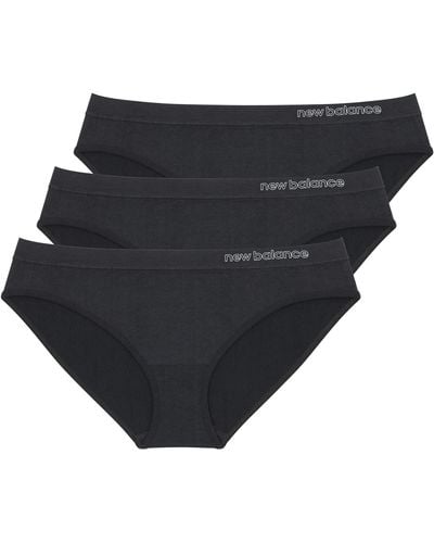 New Balance Ultra Comfort Performance Seamless Bikini Underwear - Black