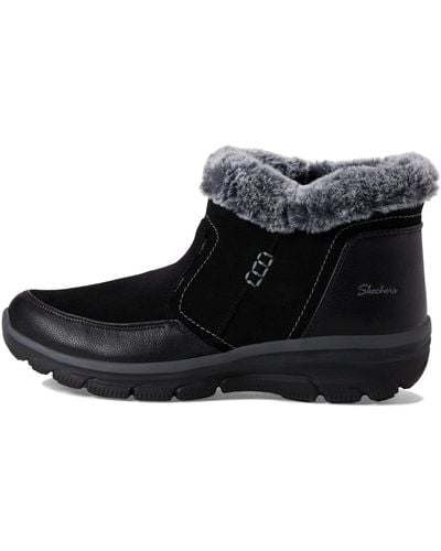Skechers Easy Going-warm Escape Ankle Boot - Black