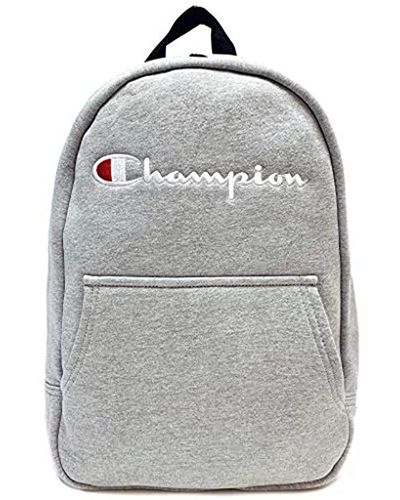 Champion Life Reverse Weave Hoodie Backpack - Gray
