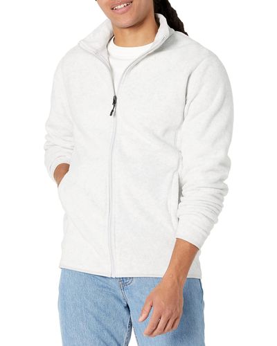 Amazon Essentials Full-zip Fleece Jacket - White