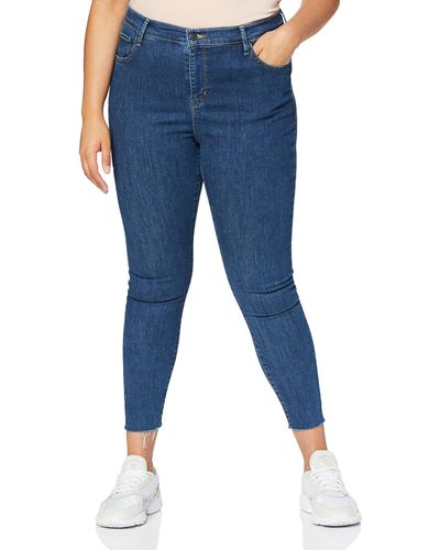 Levi's Plus Size 720 High Rise Super Skinny Jeans Echo Stonewash - Black