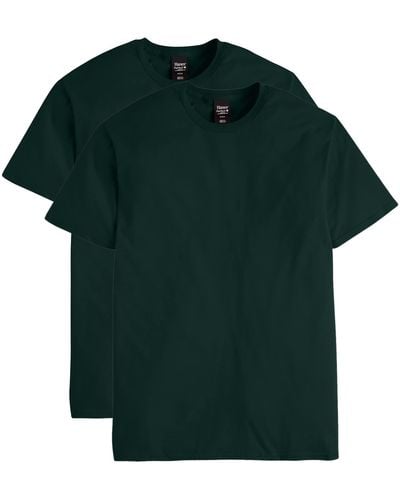 Hanes Nano Premium Cotton T-shirt - Green