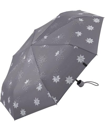 Esprit Parapluie de poche avec bords irisés - Gris
