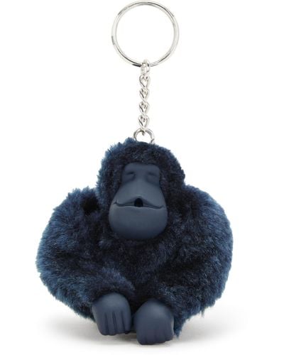 Kipling MONKEYCLIP M Mittelgroßer Affen-Schlüsselanhänger - Blau
