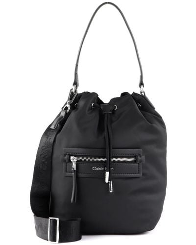 Calvin Klein CK Essential Bucket Bag CK Black - Schwarz