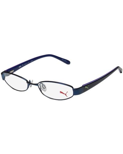 PUMA 15357 Pico S/s Cat Eye Spring Hinges Optimal Tight-fit Designed For Active Lifestyles Eyeglasses/eyeglass Frame - Black