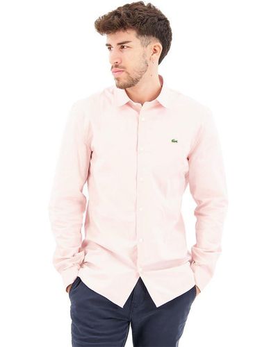 Lacoste Overhemd - Roze