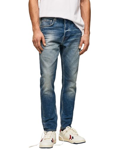 Pepe Jeans Callen Aged Jeans - Blauw