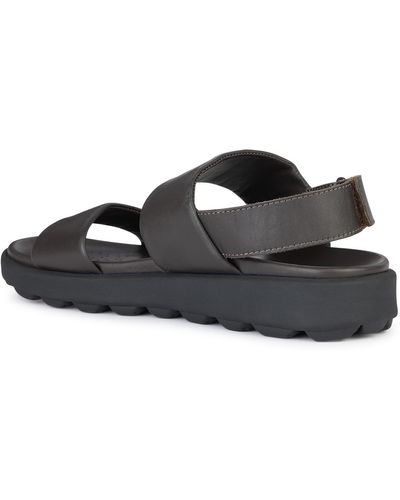 Geox U Spherica Ec6 C Slide Sandal - Black