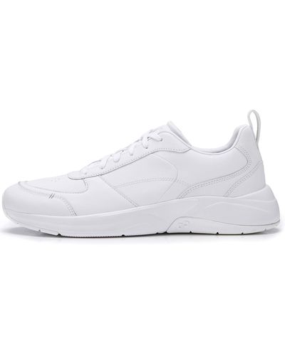 CARE OF by PUMA 's Leather Low-top Casual Trainer, - White