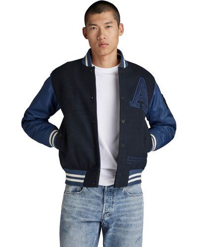 G-Star RAW Varsity Jacket - Blauw
