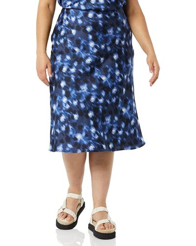 Amazon Essentials Georgette Slip Skirt - Blue