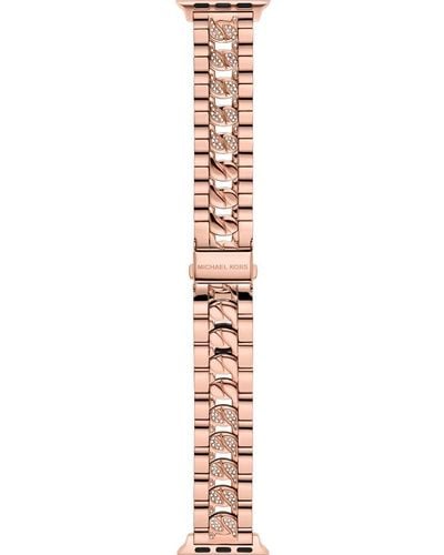 Michael Kors Bracciale compatibile con Apple Watch - Metallizzato