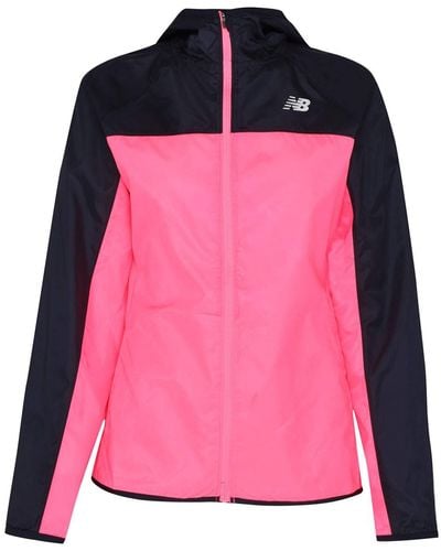 New Balance Windcheater 2.0 Hooded Running Jacket - Pink
