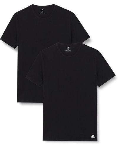 adidas Multipack Crew Neck T-Shirt - Negro