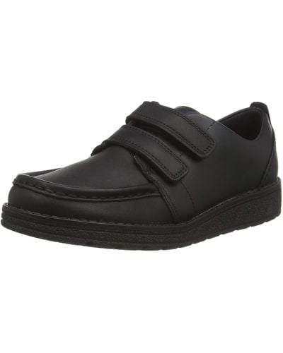 Clarks Navy Leather 'morven Sail' Boat Shoes 7 - Black