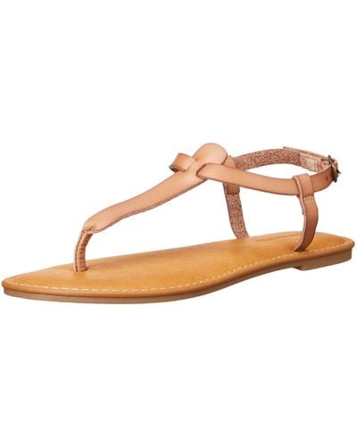 Amazon Essentials Sandalo Infradito Casual con Cinturino alla Caviglia Donna - Nero