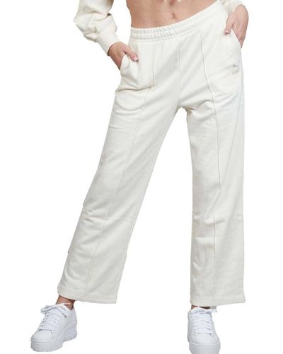 PUMA Classic Straight Sweatpants TR Pantaloni della Tuta - Bianco