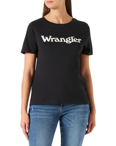 Wrangler T-Shirt Normale - Nero