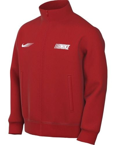 Nike M Nsw Si Track Top Pk Sweatshirt Voor - Rood