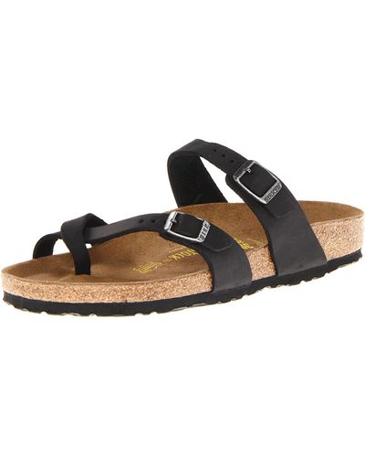 Birkenstock Mayari Birko-flor Sandalen - Schwarz