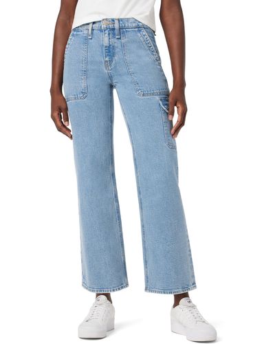 Hudson Jeans Rosie High-rise Cargo Wide Leg - Blue