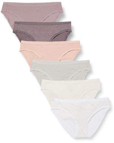 Amazon Essentials Katoenen Onderbroek In Bikinimodel - Wit