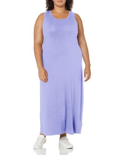 Amazon Essentials Vestido Maxi de Tirantes Mujer - Morado