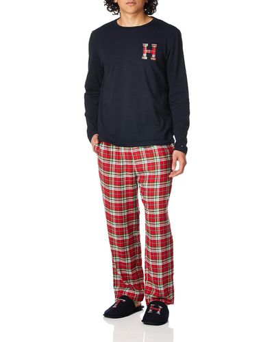 Tommy Hilfiger Pyjama Flannel Set s - Rouge