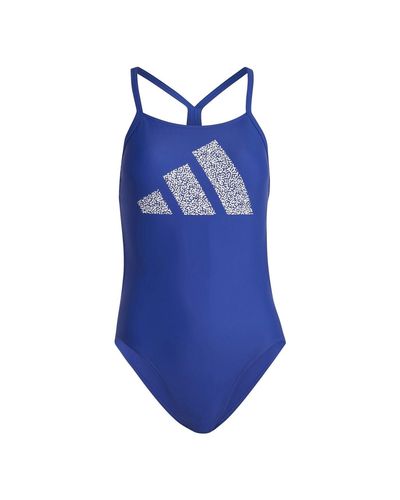 adidas 3BARS PR Suit Swimsuit - Bleu