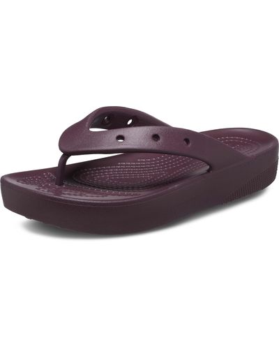 Crocs™ Classic Platform Flip W - Negro