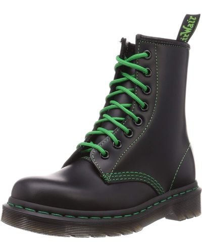 Dr. Martens 1460 Green Stitch - Boots Black/green Black