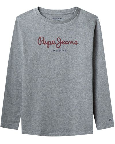 Pepe Jeans New Herman Jr Camiseta - Gris