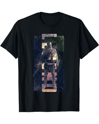 Dune Duncan Idaho Arrakis Legend Celestial Overlay Poster T-shirt - Black