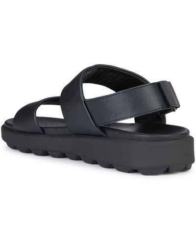 Geox U Spherica Ec6 C Slide Sandal - Black