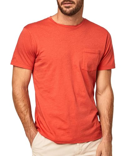 Hackett Hackett Garment Dye Long Sleeve T-shirt 2XL - Rot