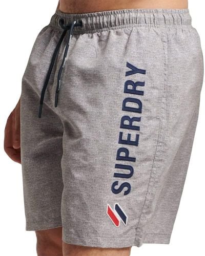 Superdry Code Applque 19inch Swim Short W2 - Grey
