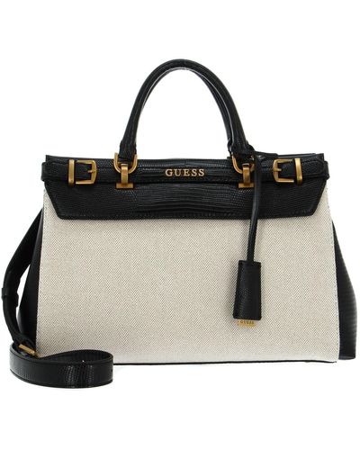 GUESS Katey Girlfriend Satchel Bag - Black