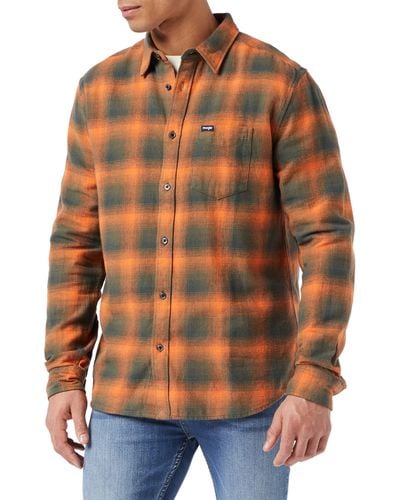 Wrangler 1 Pocket Shirt - Orange