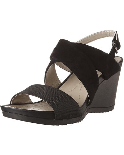 Geox D New Rorie A Slingback - Schwarz