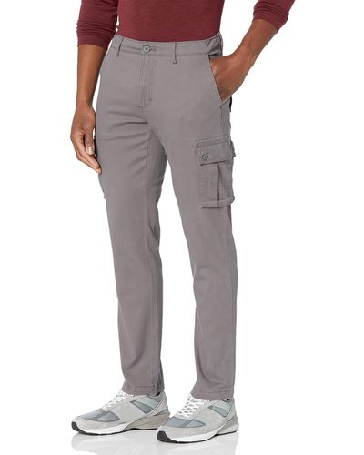 Amazon Essentials Slim-fit Stretch Cargo Trousers - Grey
