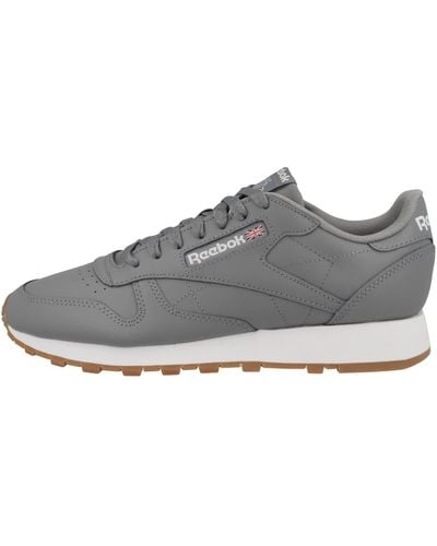 Reebok Klassieke Lederen Sneakers Voor - Grijs