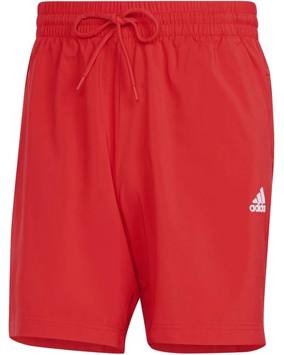 adidas Essentials Fleece 3-stripes Shorts Casual Shorts - Rood