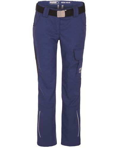 PUMA Workwear Pantalon de Travail pour Dames - Bleu
