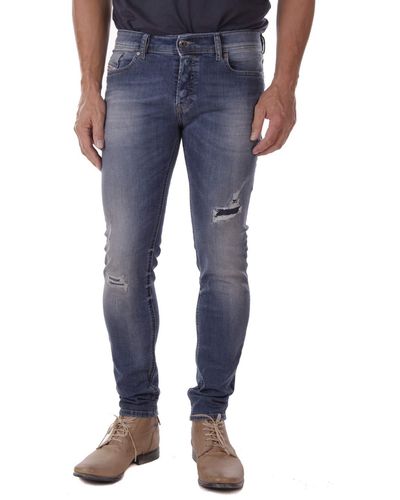 DIESEL Uomo Troxer R76C9 Jeans - Blu